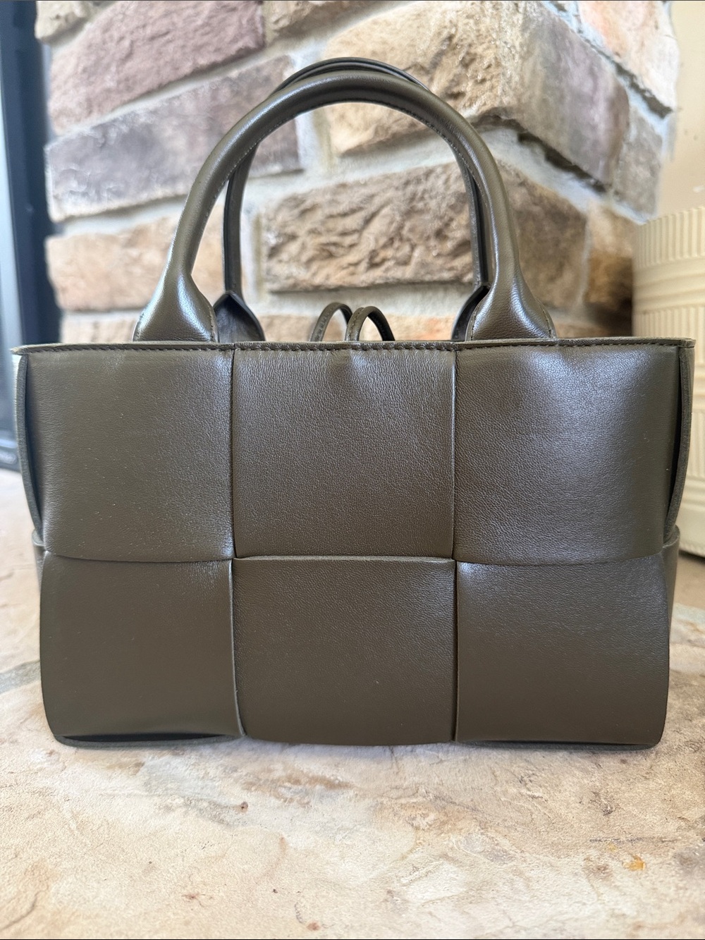 Bottega Veneta Olive Arco Tote - Mini